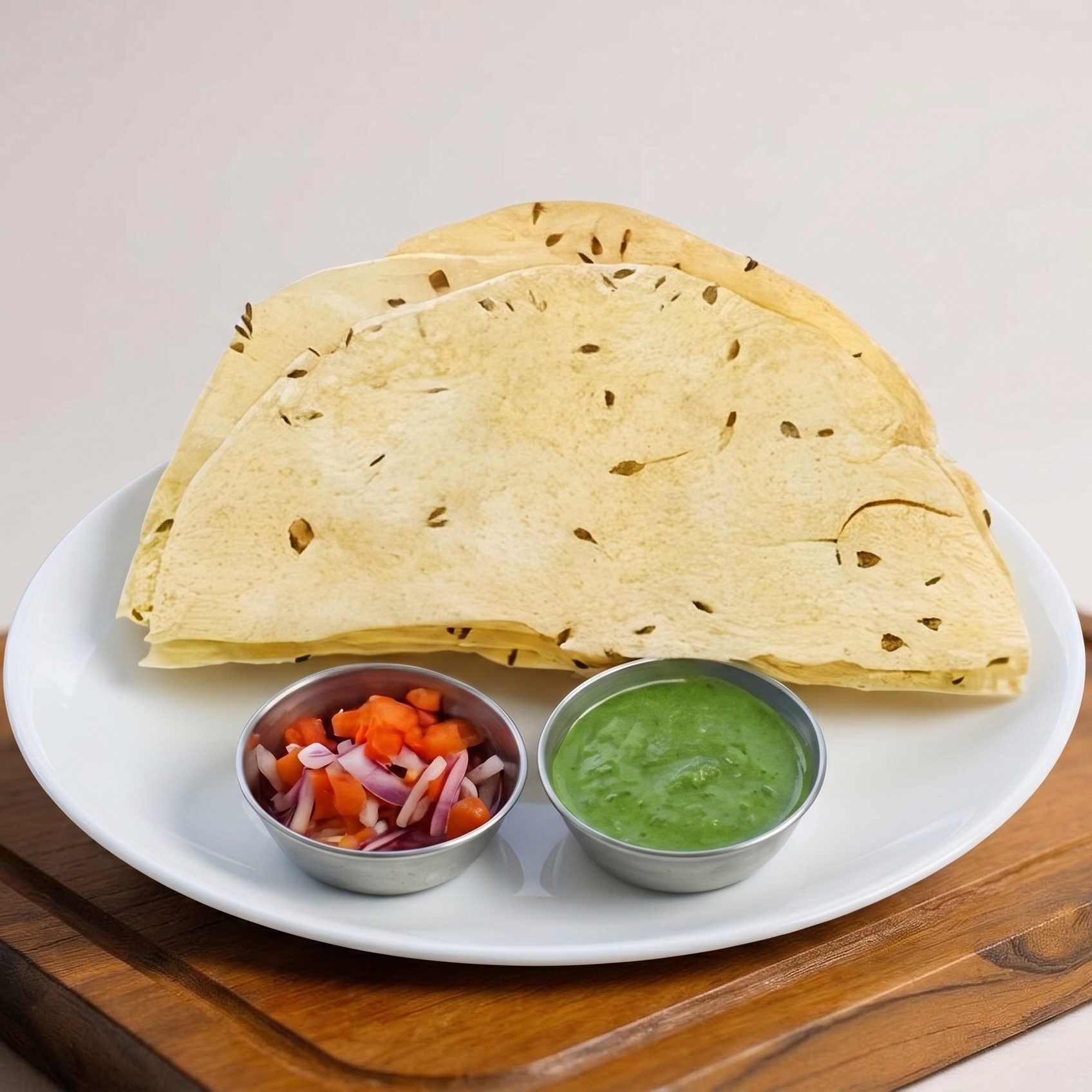 Papadum.