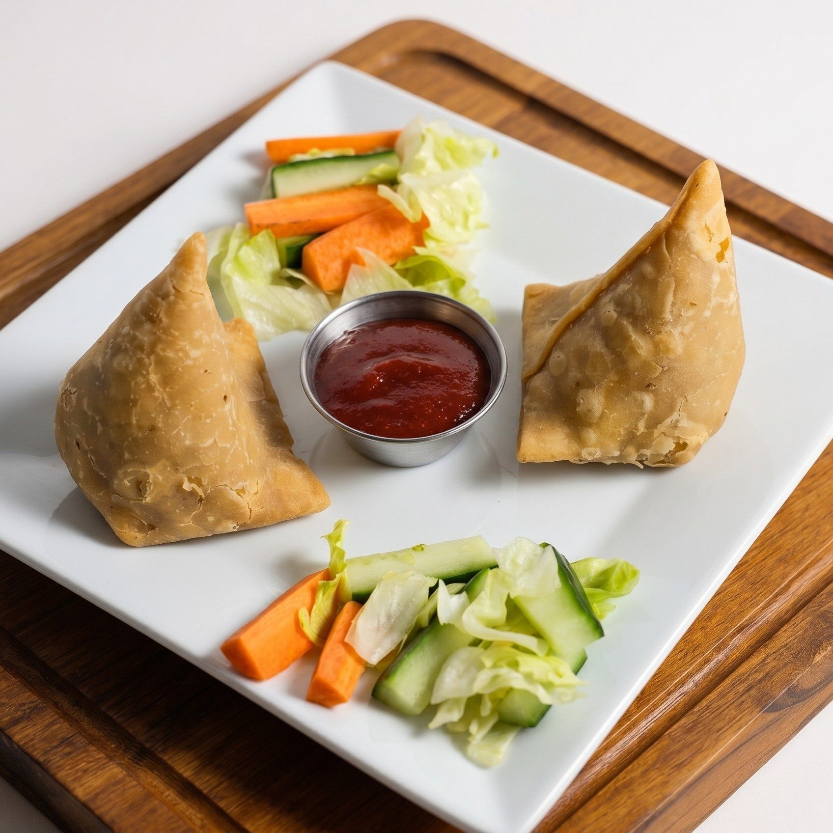 Vegetable Samosa.